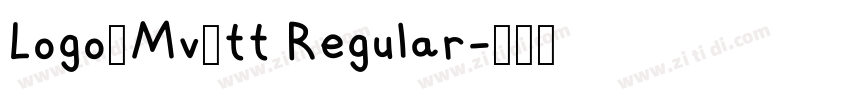 Logo3Mv3tt Regular字体转换